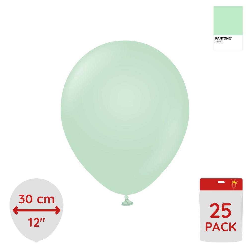 Latexballoons - Macaron Green 30 cm 25-pack