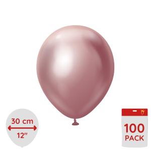 Latexballoons - Pink Chrome 30 cm 100-pack