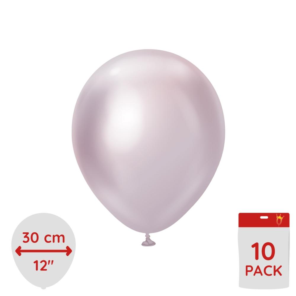 Latexballoons - Pink Gold Chrome 30 cm 10-pack