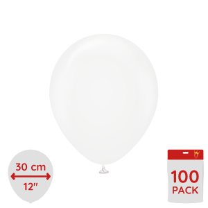 Latexballoons - Crystal Transparent 30 cm 100-pack