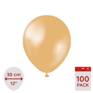 Latexballoons - Metallic Gold 30 cm 100-pack
