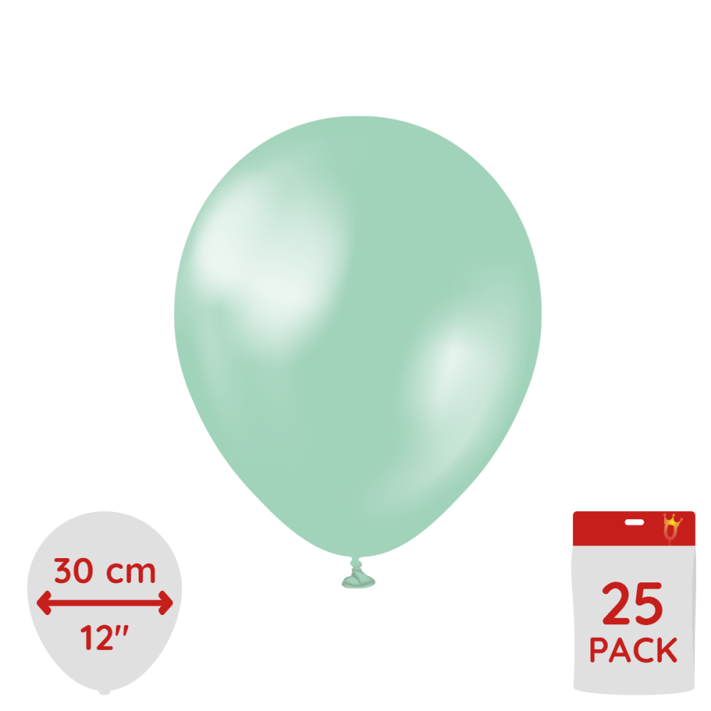 Latexballoons - Pearl Green 30 cm 25-pack