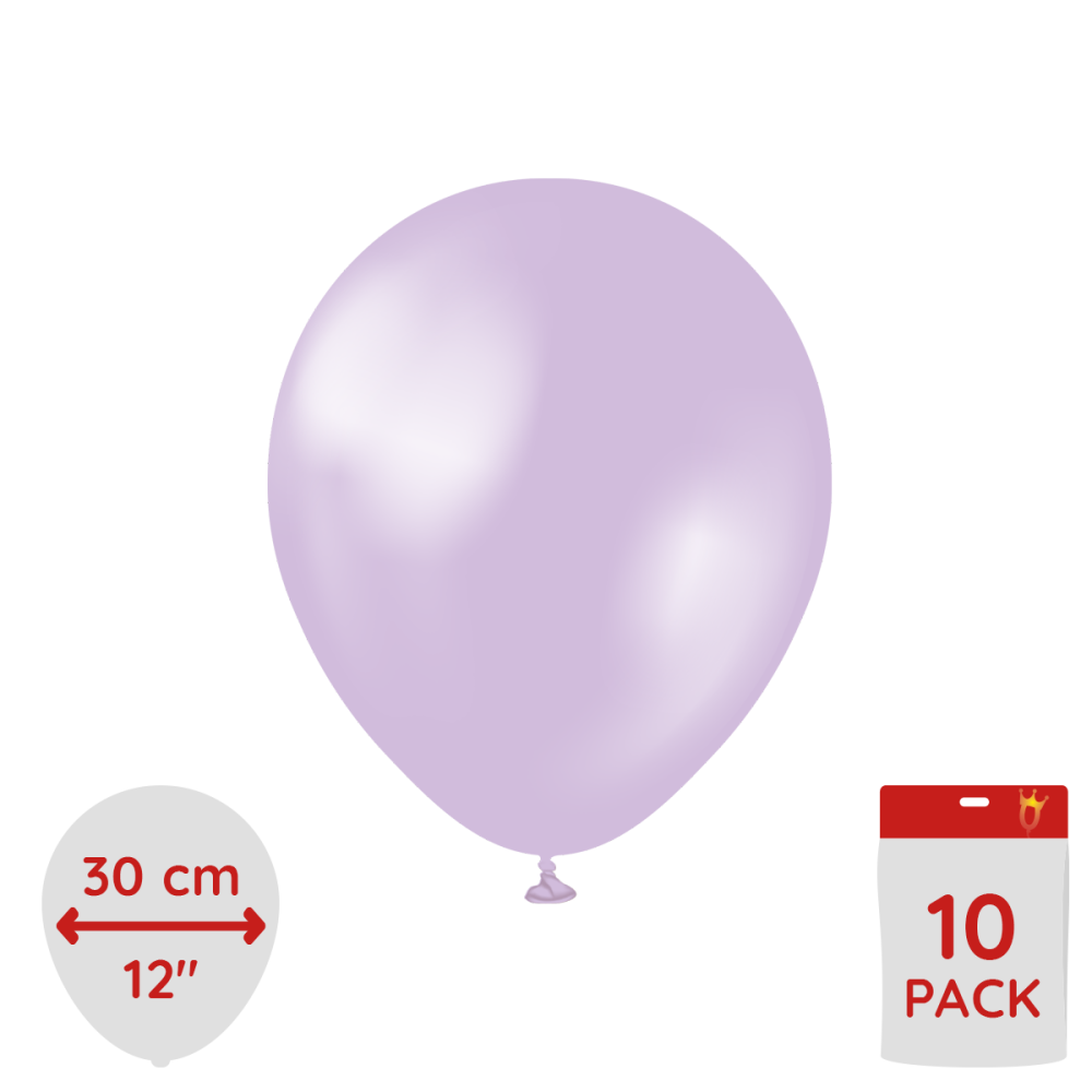 Latexballoons - Pearl Lilac 30 cm 10-pack