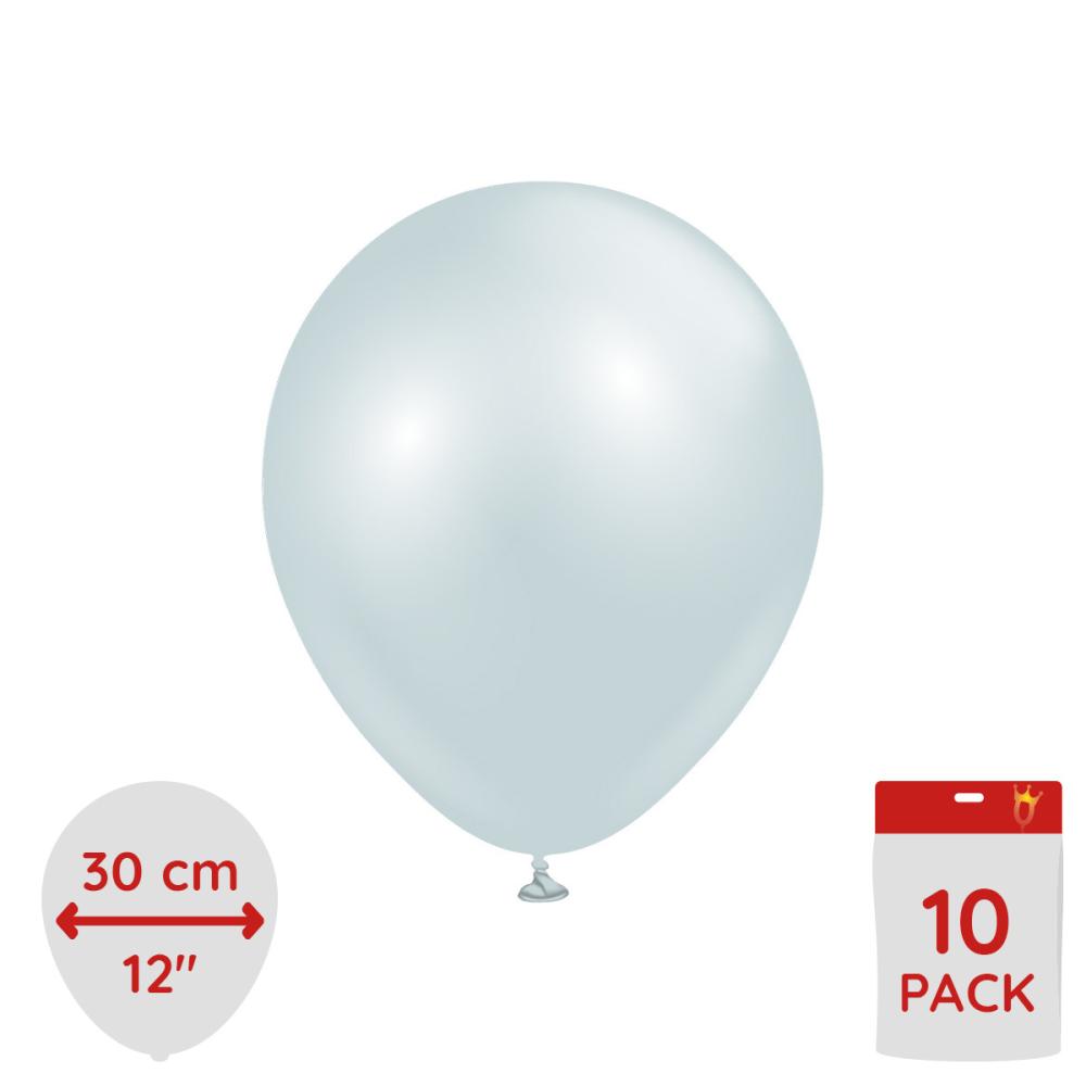 Latexballoons - Aura Ice Blue 30 cm - 10-pack