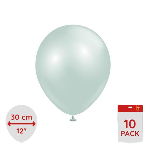 Latexballoons - Aura Ice Mint 30 cm - 10-pack