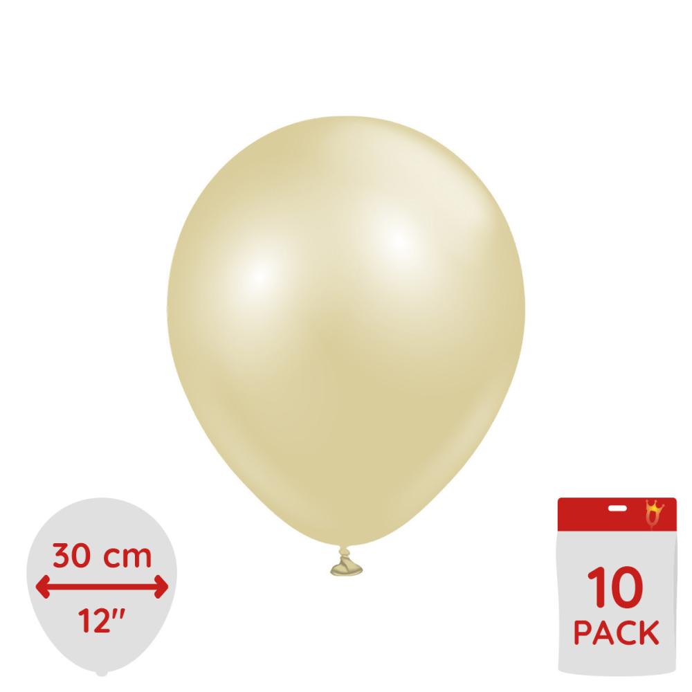 Latexballoons - Aura Antique Gold 30 cm - 10-pack