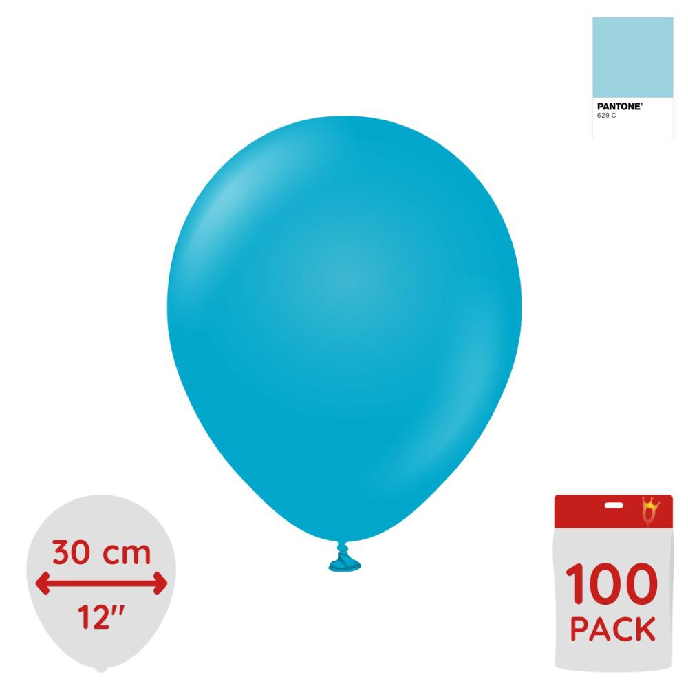 Latexballoons - Blue Glass 30 cm 100-pack
