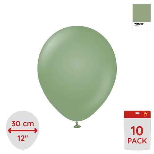 Latexballoons - Eucalyptus 30 cm 10-pack