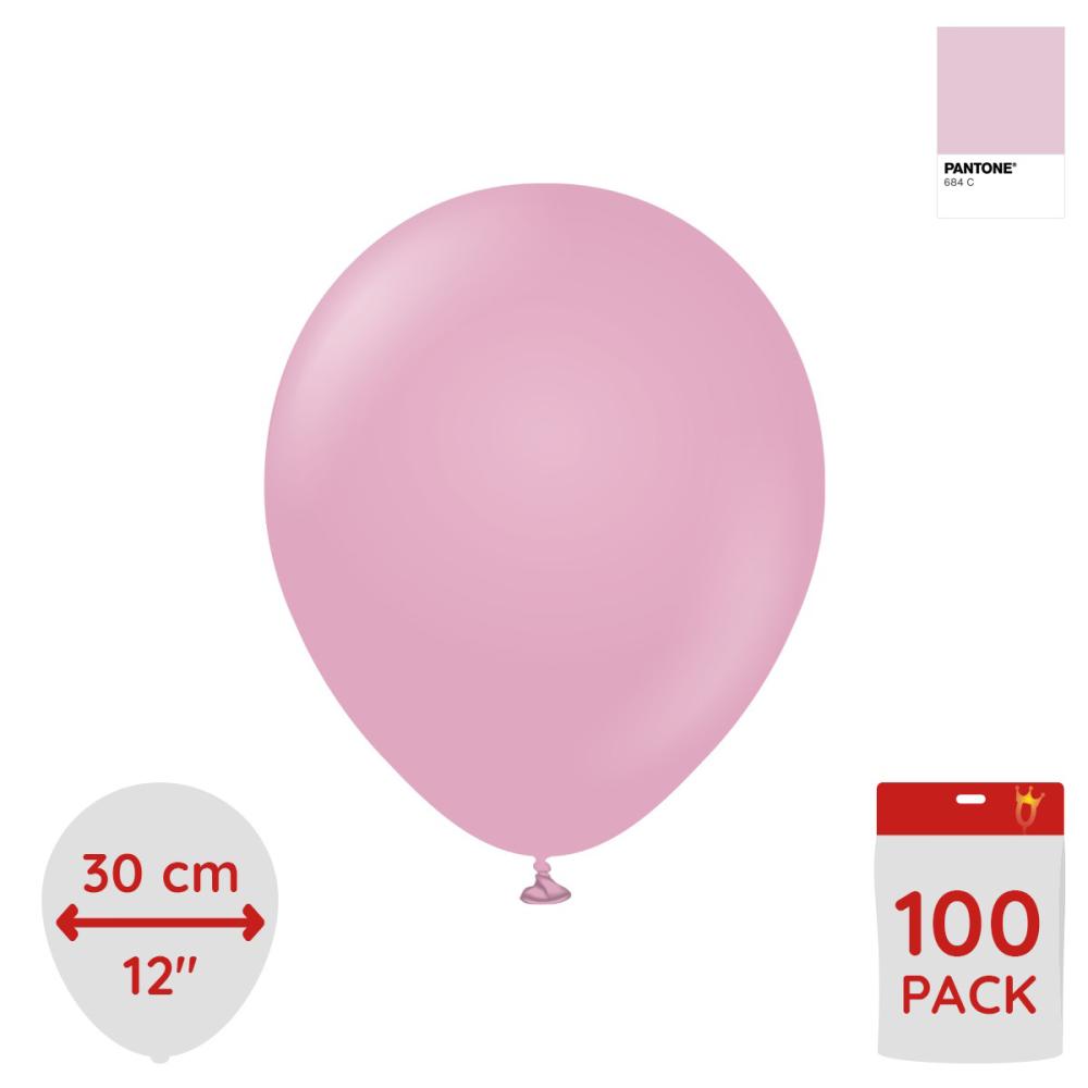 Latexballoons - Dusty Rose 30 cm 100-pack