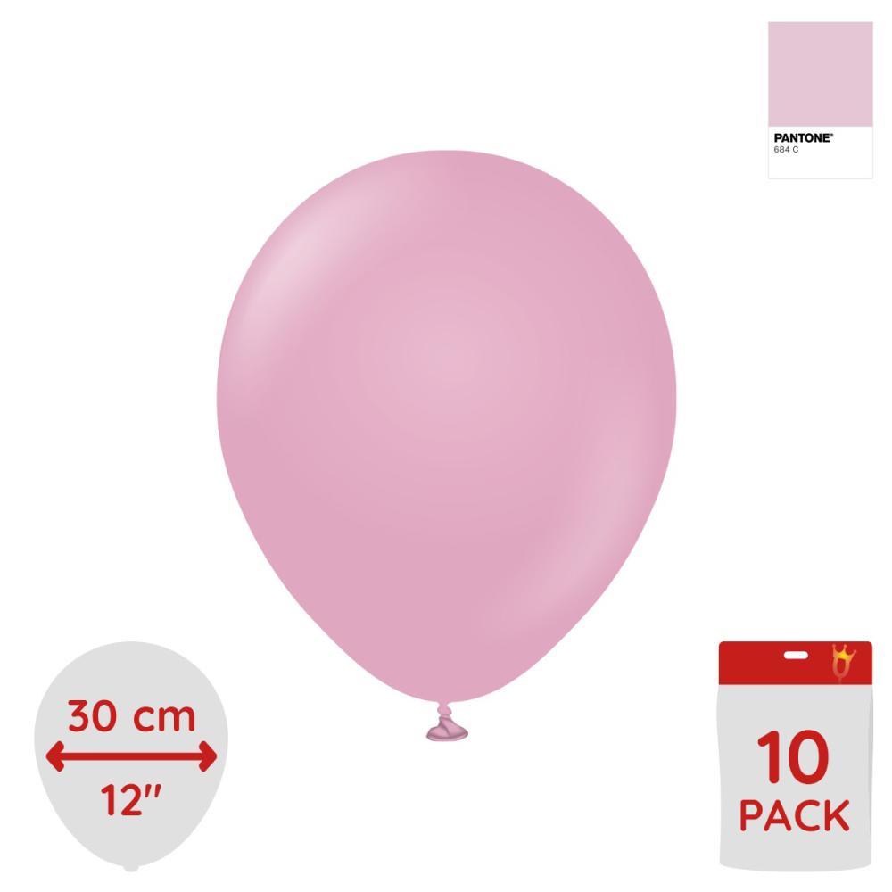 Latexballoons - Dusty Rose 30 cm 10-pack