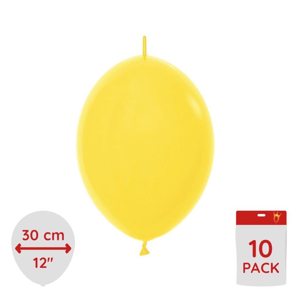 Link balloons - Yellow 30 cm 10-pack