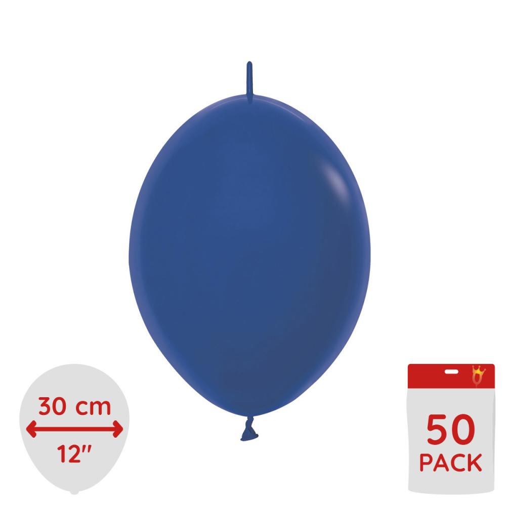 Link balloons - Dark Blue 30 cm 50-pack
