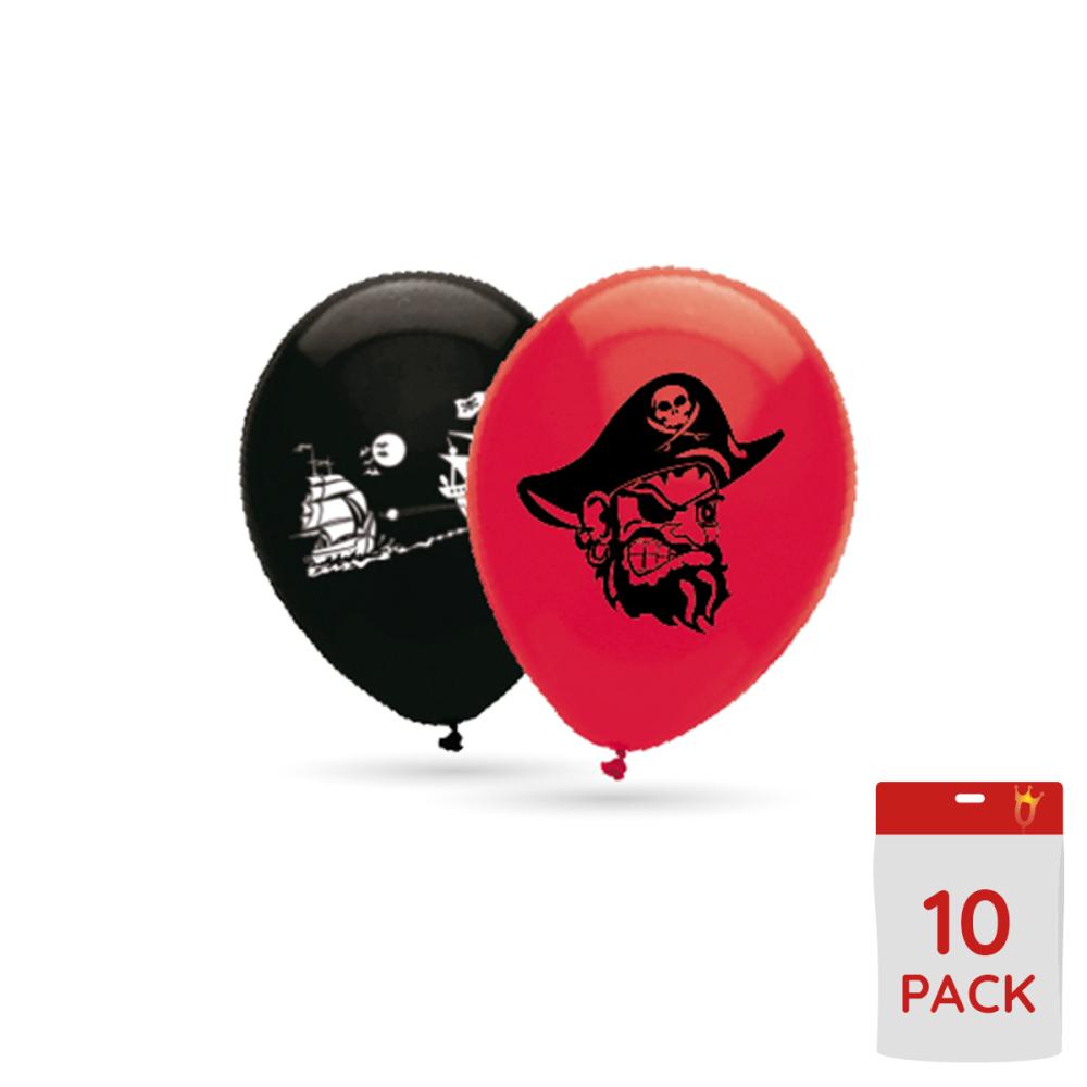 Latexballonger - Pirater 10-pack