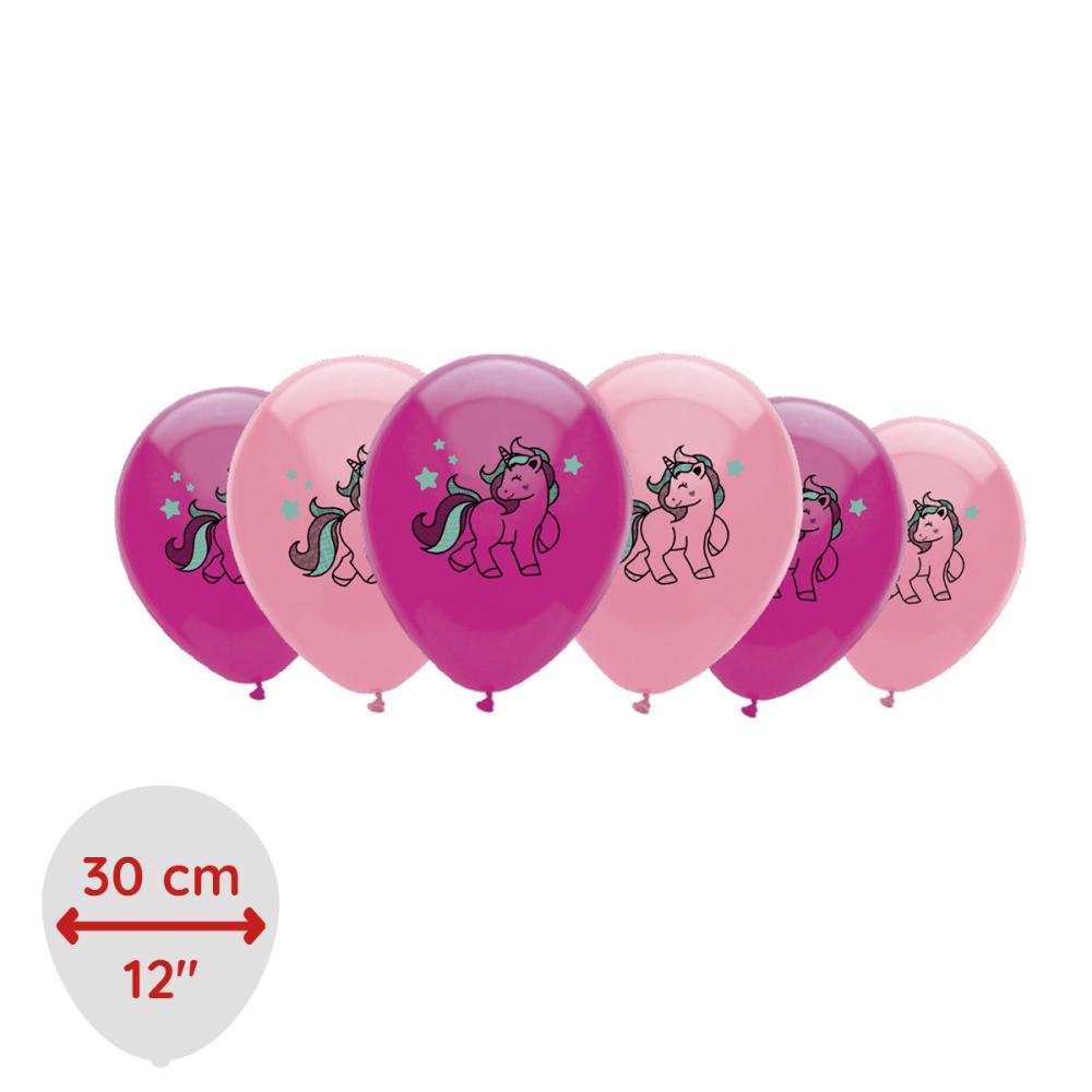 Latexballonger - Sweet Unicorn 30 cm 6-pack