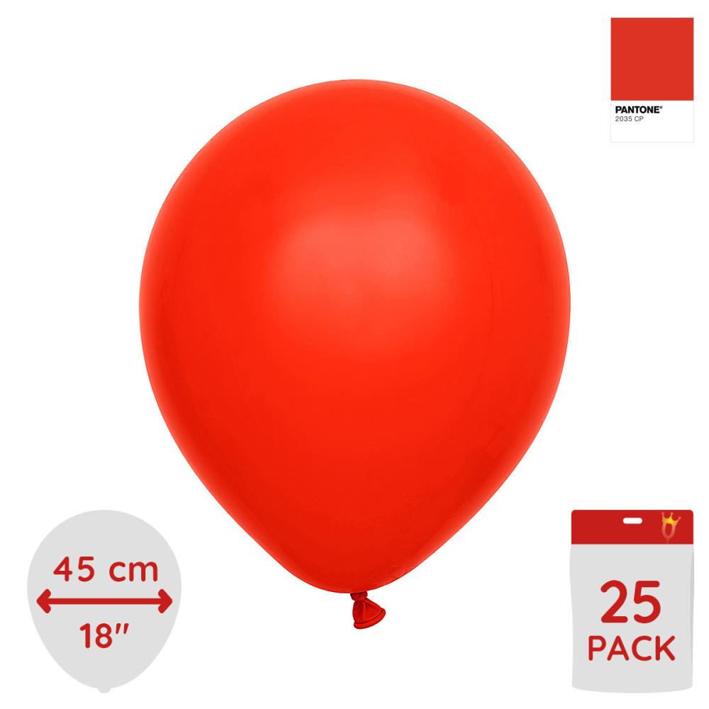 Latexballoons - Red 45 cm 25-pack