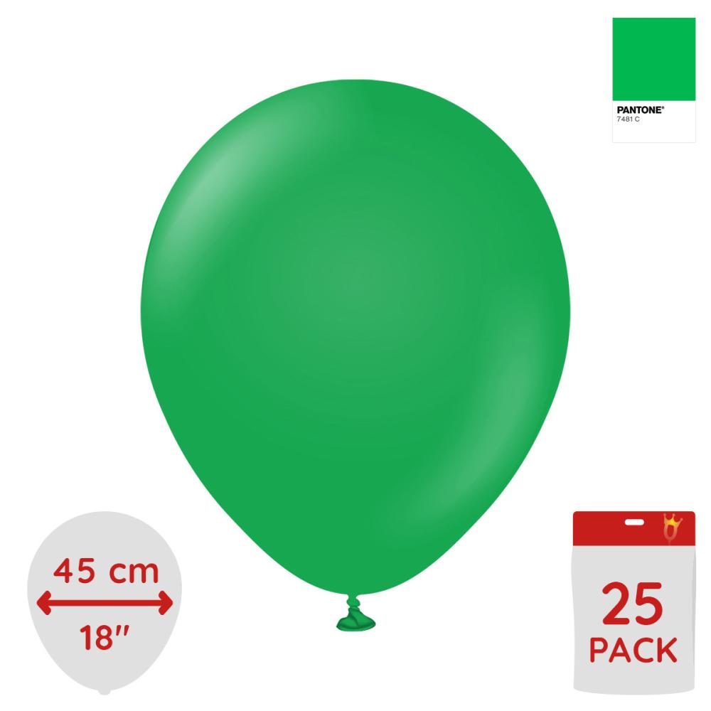 Latexballoons - Green 45 cm 25-pack