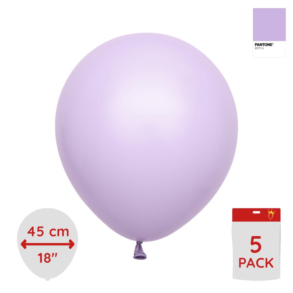 Latexballoons - Lilac 45 cm 5-pack