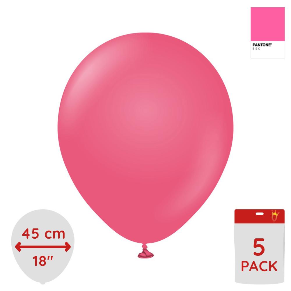 Latexballoons - Magenta 45 cm 5-pack