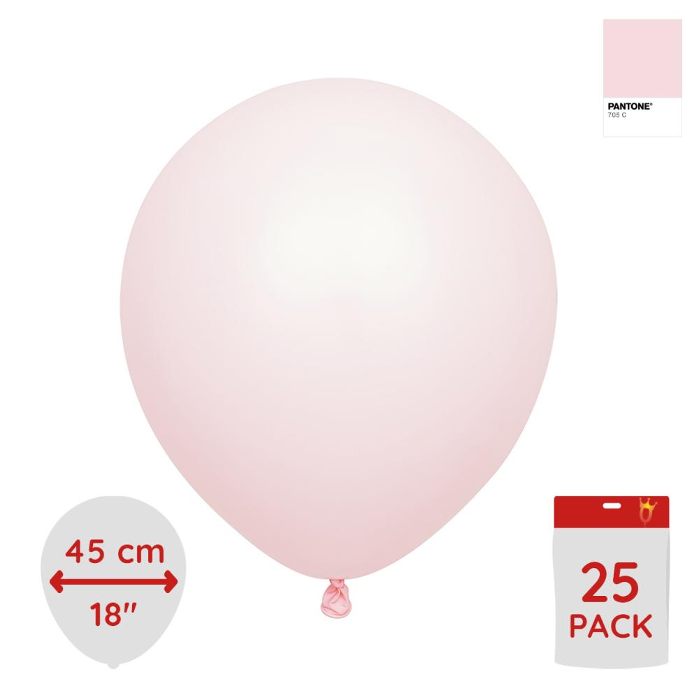 Latexballoons - Light Pink 45 cm 25-pack