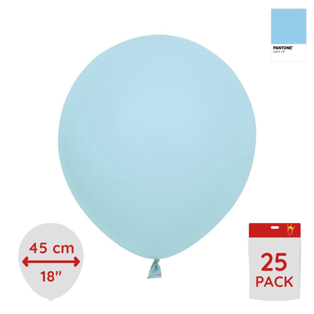 Latexballoons - Baby Blue 45 cm 25-pack
