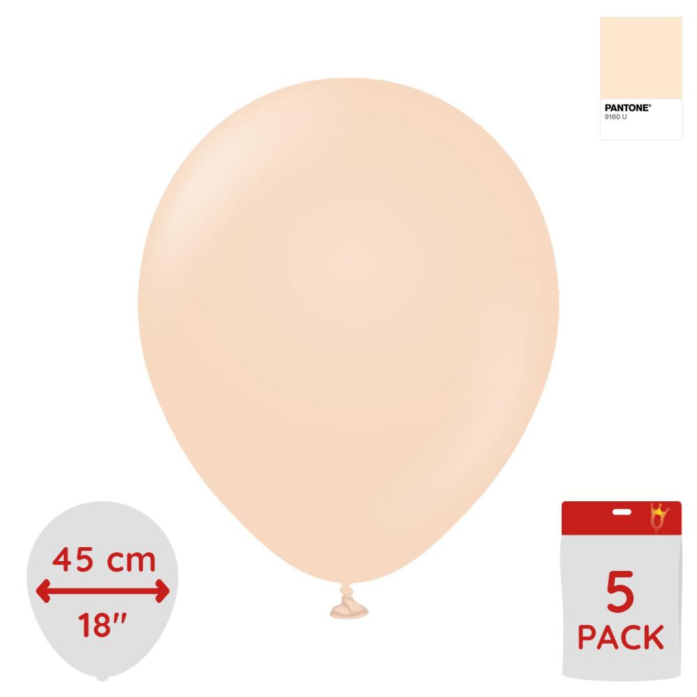Latexballoons - Blush 45 cm 5-pack
