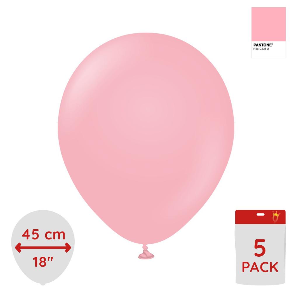 Latexballoons - Flamingo Pink 45 cm 5-pack