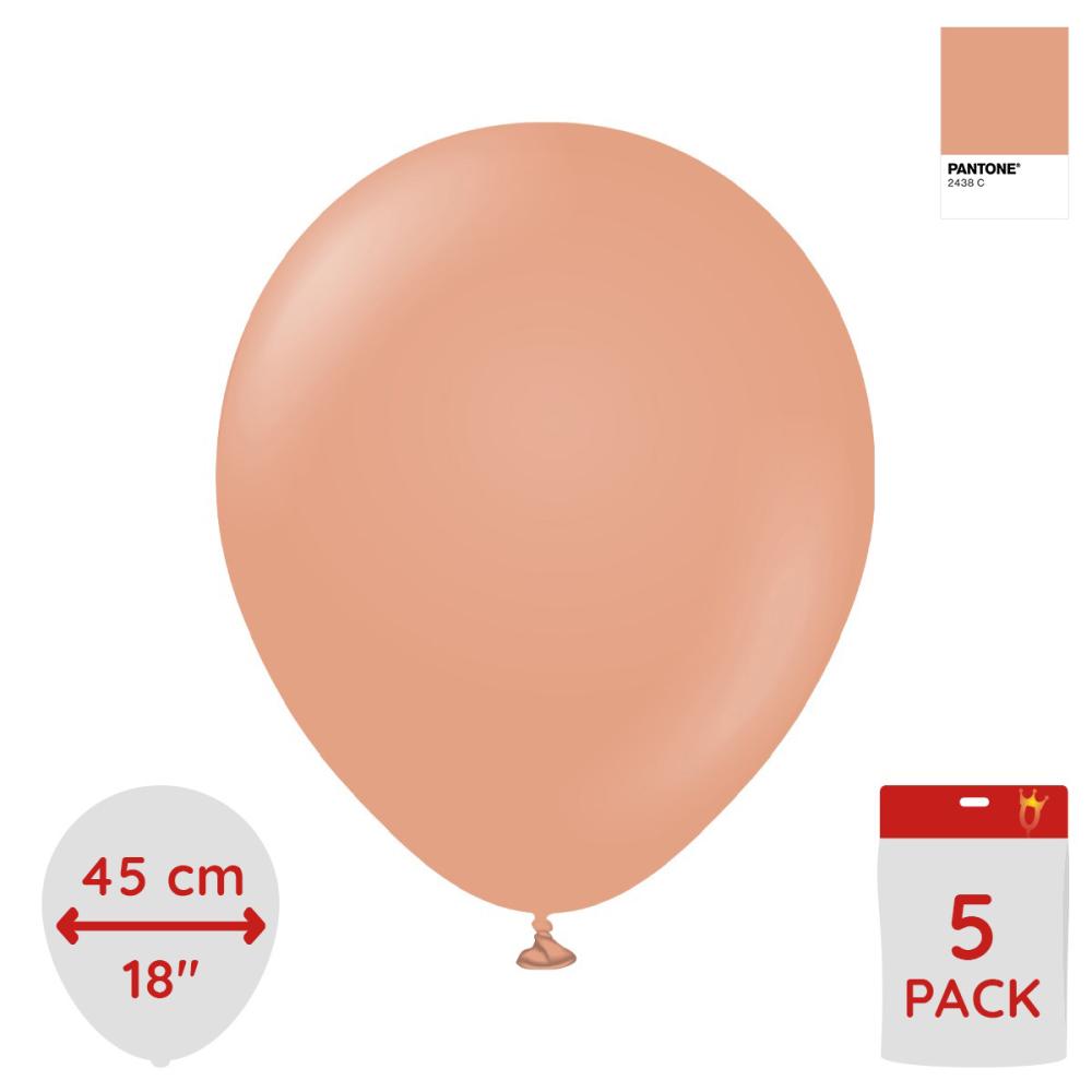 Latexballoons - Clay Pink 45 cm 5-pack