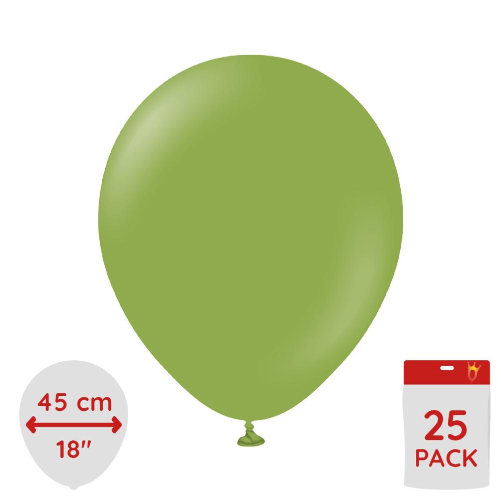 Latexballoons - Matcha 45 cm 25-pack