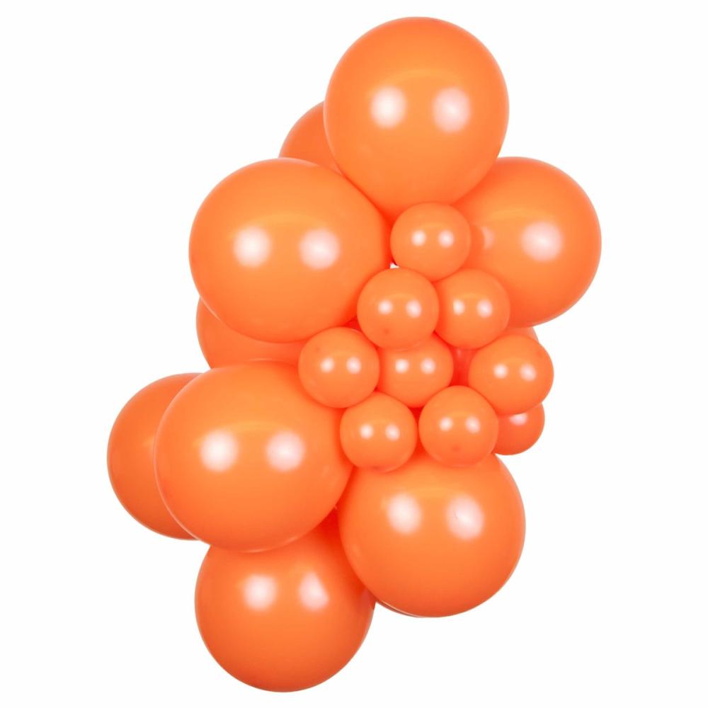 Latexballoons - Flame Orange 45 cm 5-pack