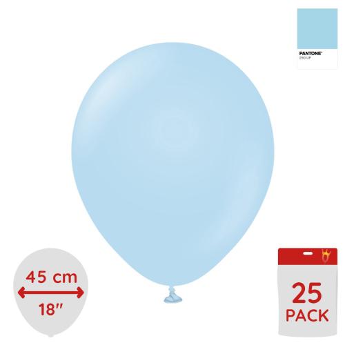 Latexballoons - Macaron Blue 45 cm 25-pack