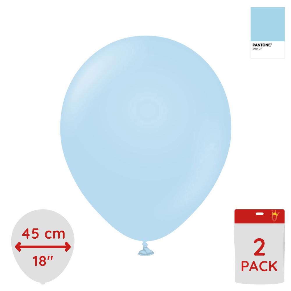 Latexballoons - Macaron Blue 45 cm 5-pack