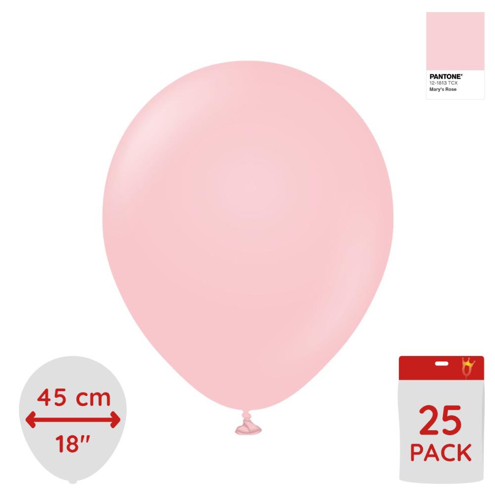 Latexballoons - Macaron Pink 45 cm 25-pack