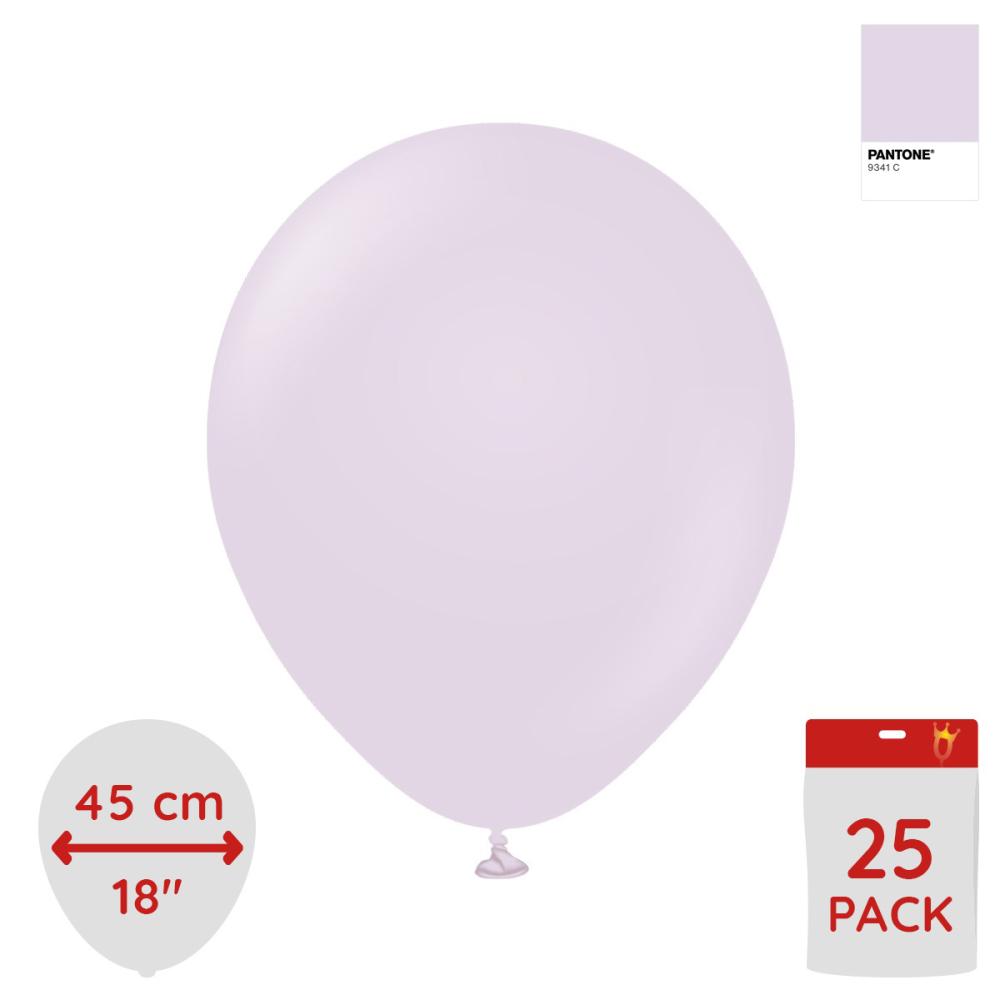 Latexballoons - Macaron Lilac 45 cm 25-pack