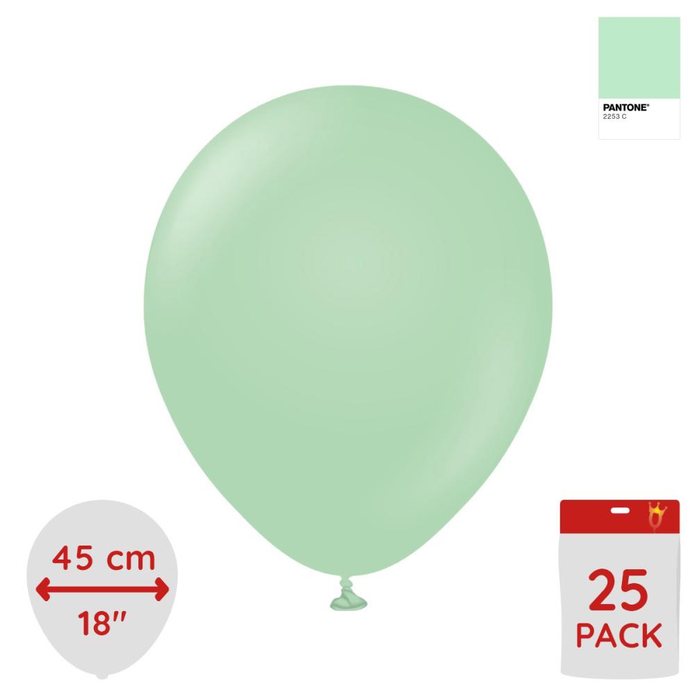 Latexballoons - Macaron Green 45 cm 25-pack