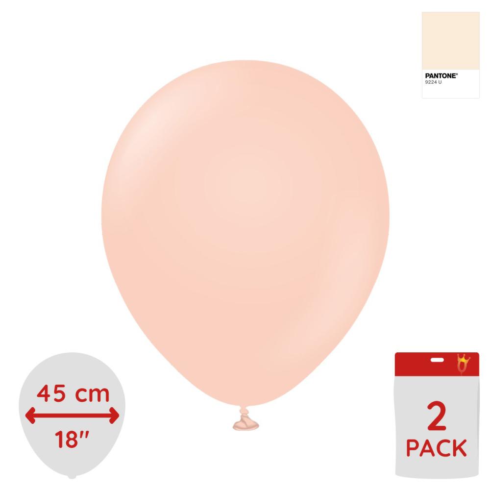 Latexballoons - Macaron Salmon 45 cm 5-pack