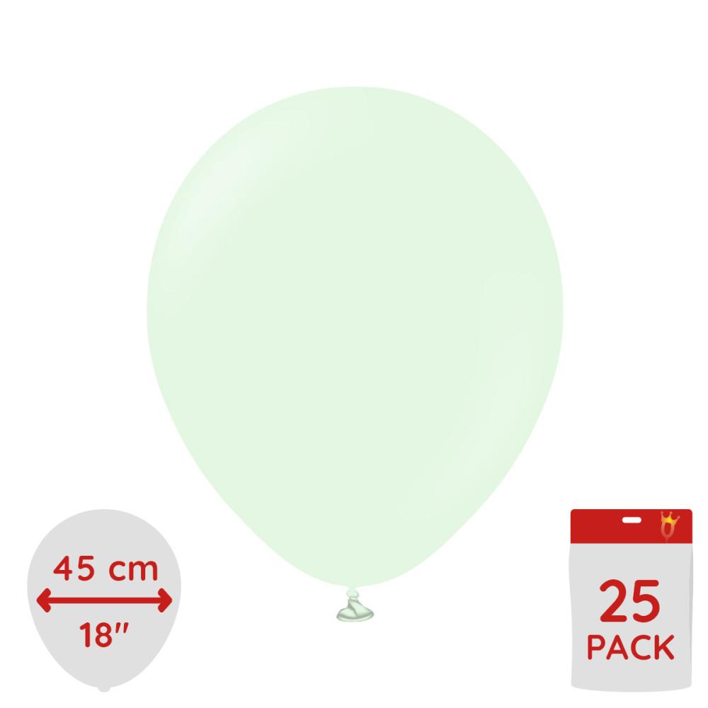 Latexballoons - Pale Green 45 cm 25-pack