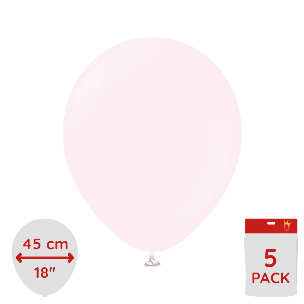 Latexballoons - Pale Pink 45 cm 5-pack