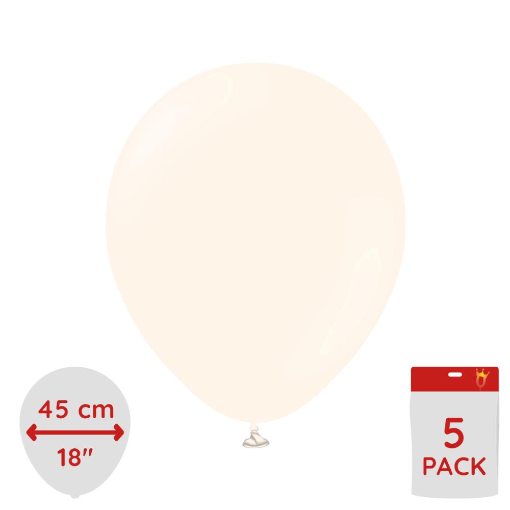 Latexballoons - Pale Salmon 45 cm 5-pack