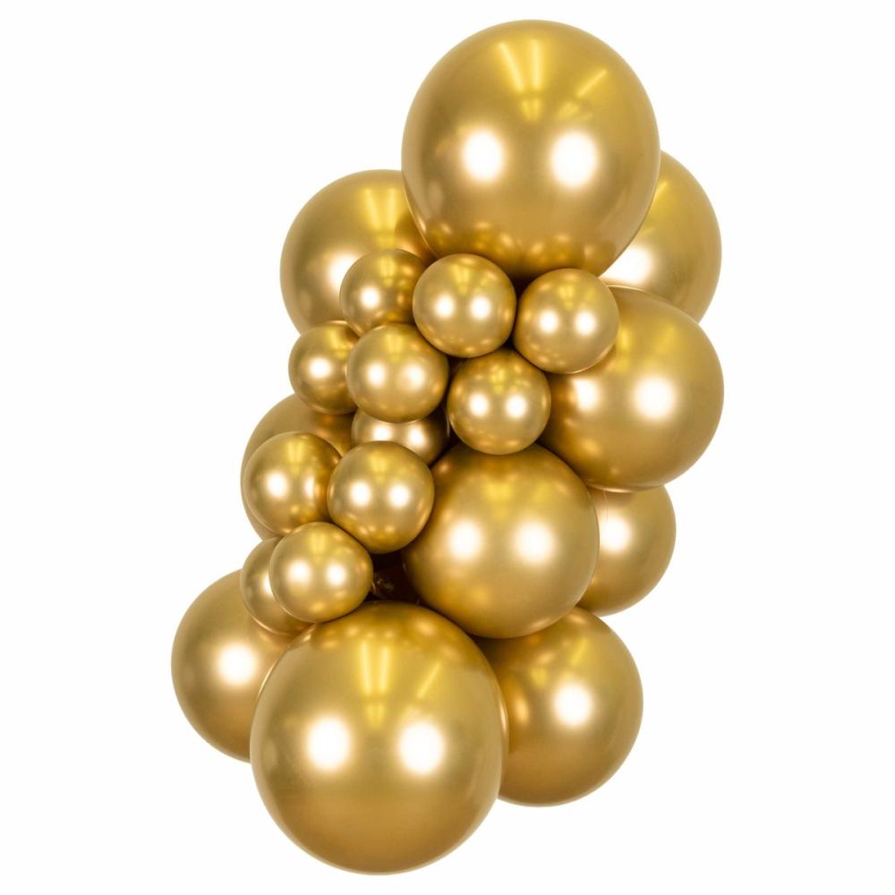 Latexballoons - Gold Chrome 45 cm 5-pack