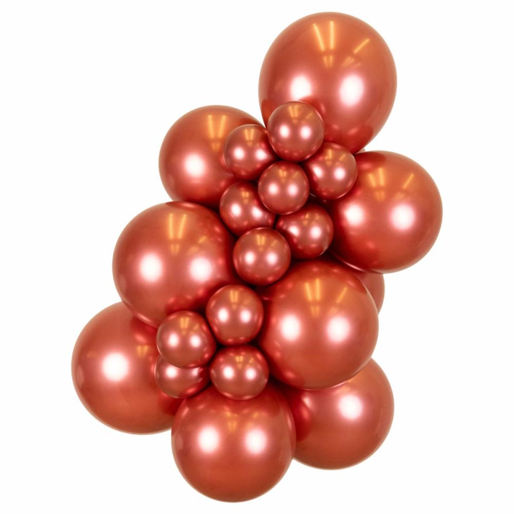 Latexballoons - Red Chrome 45 cm 25-pack