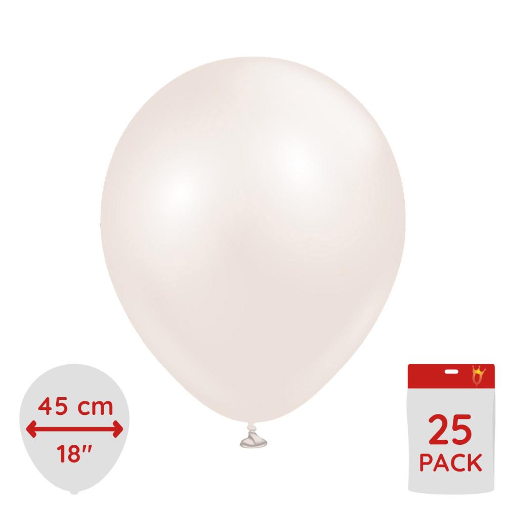 Latexballoons - Aura Beige Cream 45 cm - 25-pack