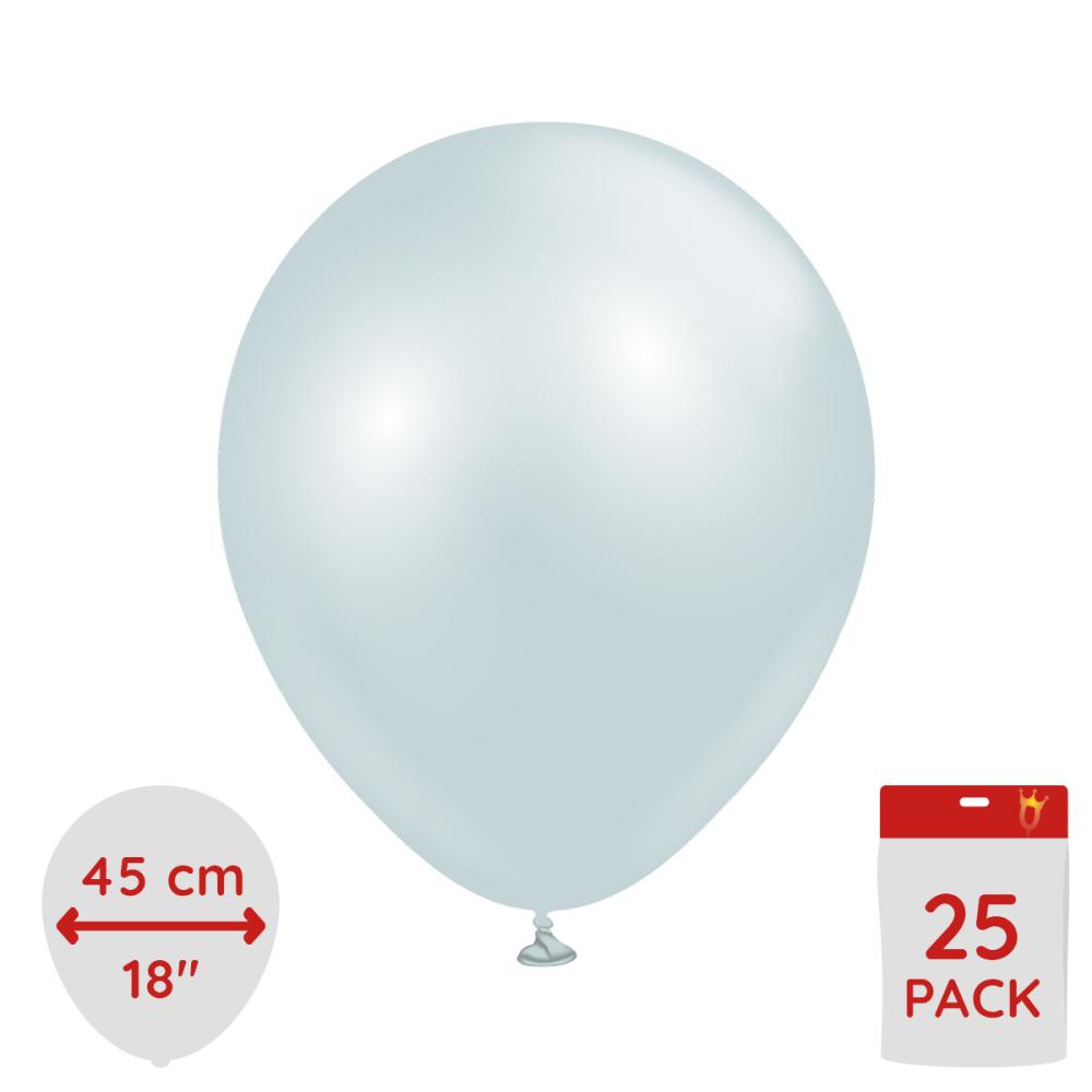 Latexballoons - Aura Ice Blue 45 cm - 25-pack