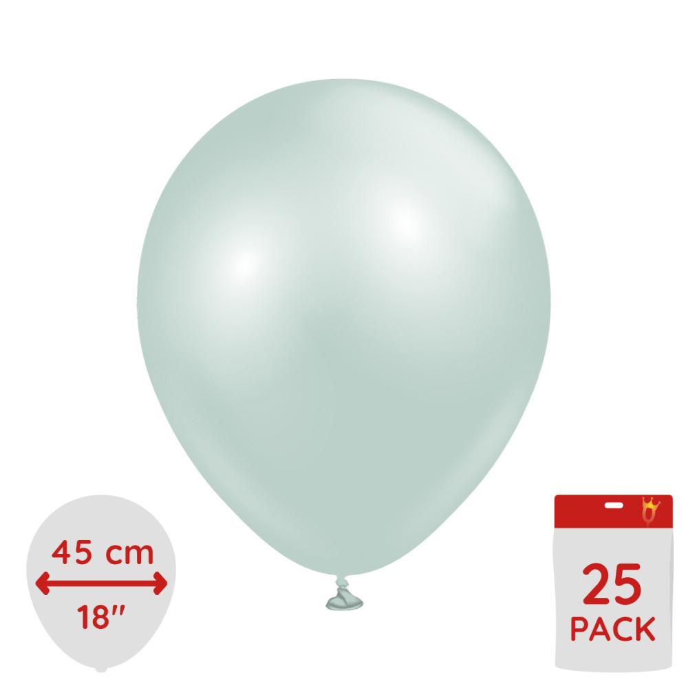 Latexballoons - Aura Ice Mint 45 cm - 25-pack