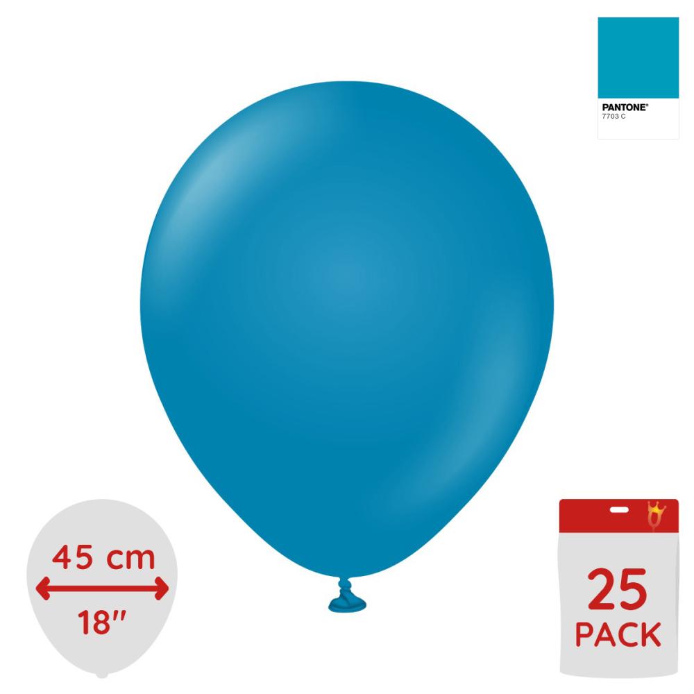Latexballoons - Deep Blue 45 cm 25-pack