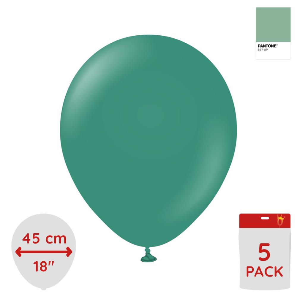 Latexballoons - Sage 45 cm 5-pack
