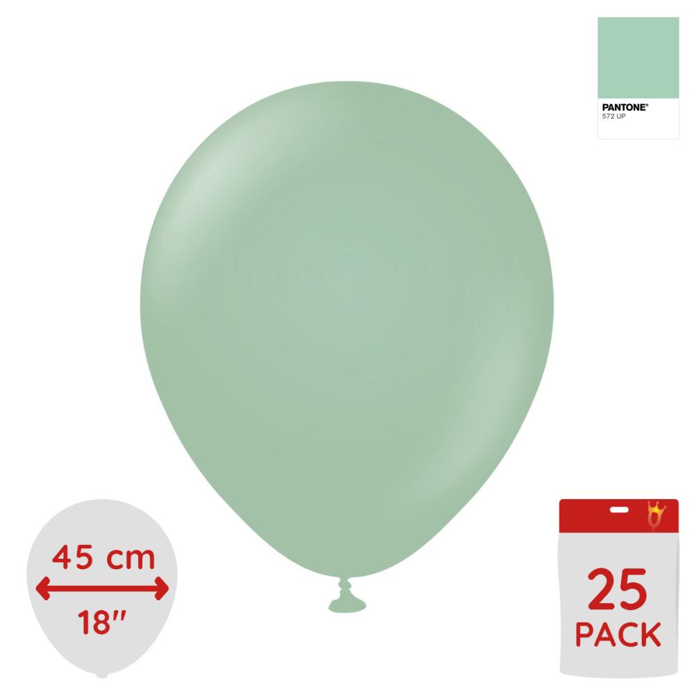 Latexballoons - Winter Green 45 cm 25-pack