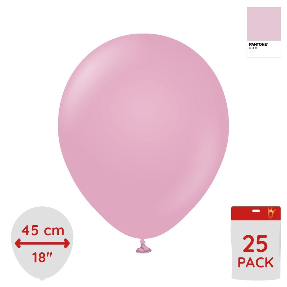 Latexballoons - Dusty Rose 45 cm 25-pack