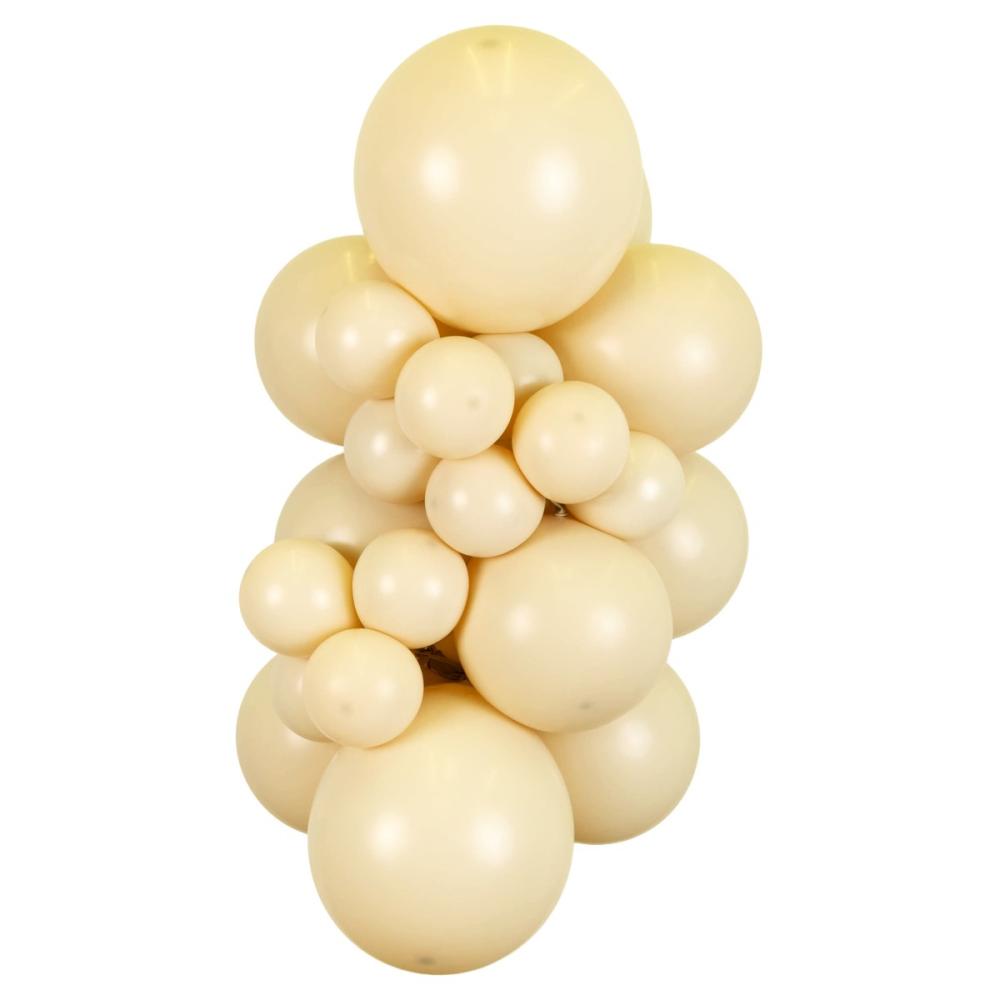 Latexballoons - White Sand 45 cm 5-pack