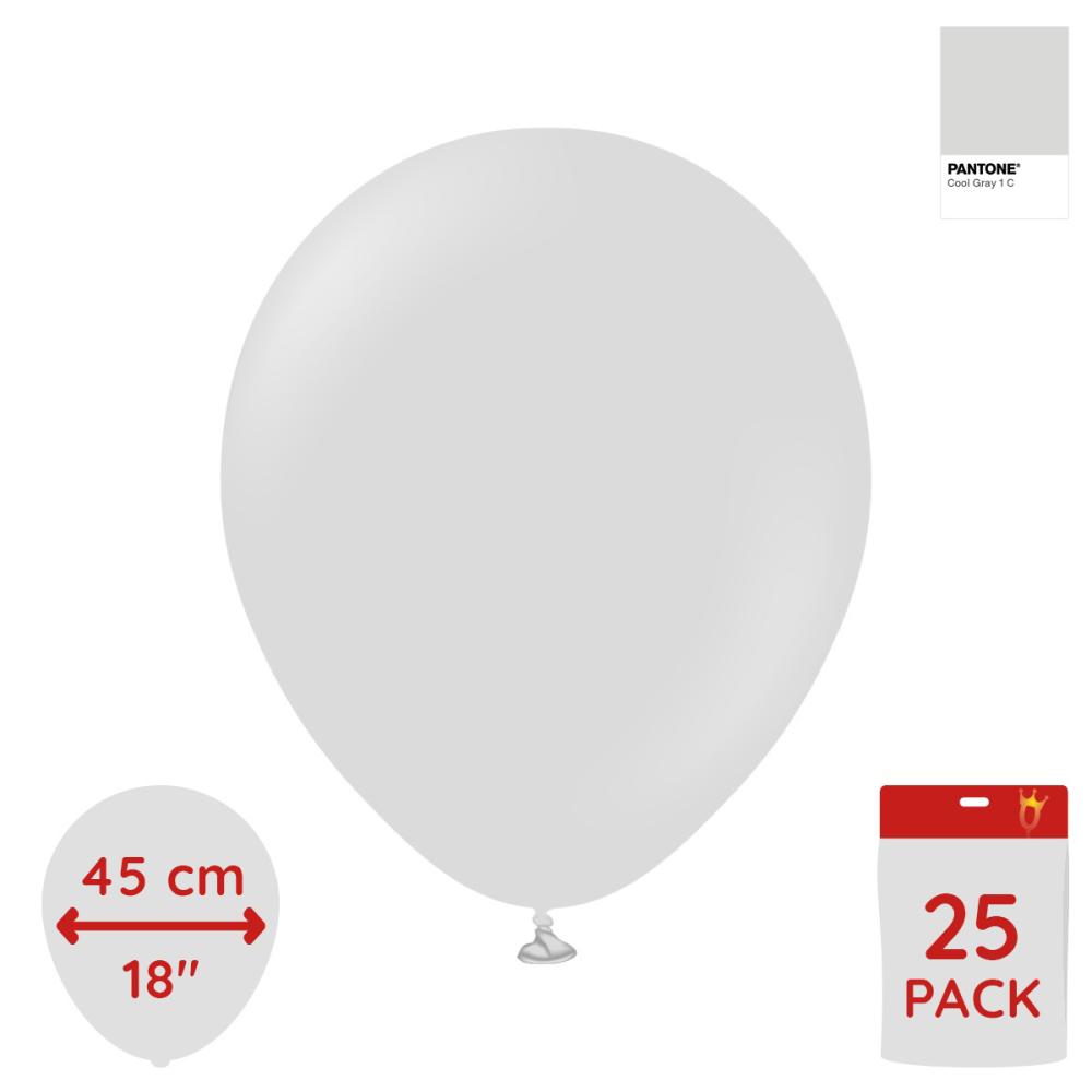 Latexballoons - Smoke 45 cm 25-pack