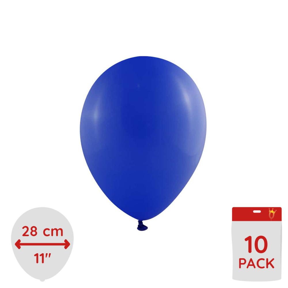 Latexballonger - Mörkblå 10-pack